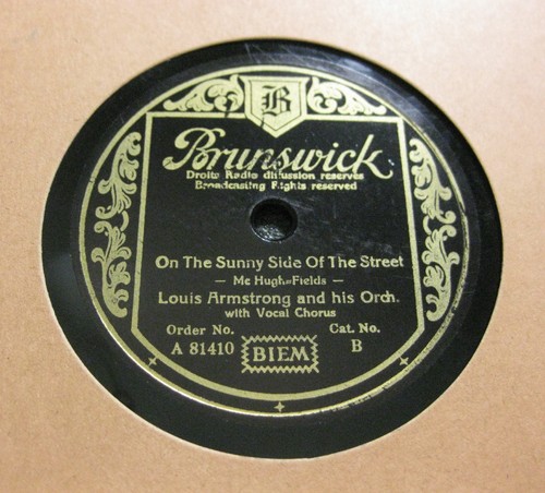 Louis armstrong the sunny - armstrong, on