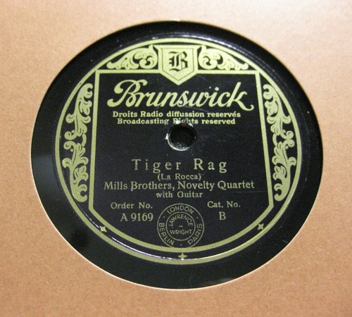 Mills brothers tiger rag - tiger, /