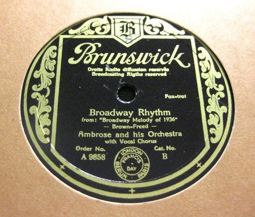 Ambrose his orchestra - &,