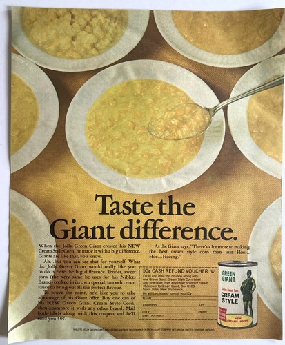 1971 jolly green giant - 1971, canada