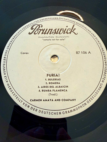 Carmen amaya furia - furia!, brunswick