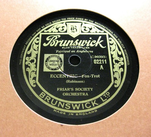 Friar society orchestra - friar's,