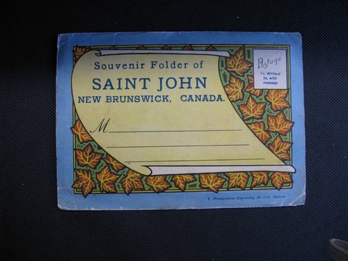 Souvenirmappe von saint john - souvenirmappe,