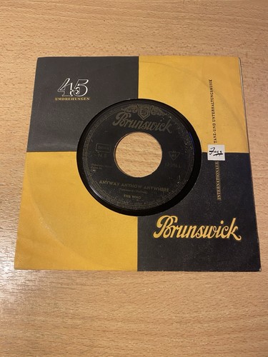 The who anyway anyhow - 7", *