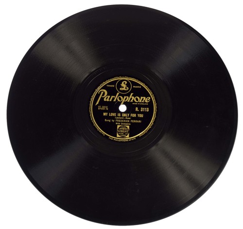 Originale schellackplatten - 10,