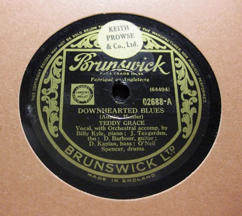 Teddy grace downhearted - teddy,