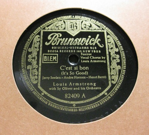 Louis armstrong est bon - c'est, /