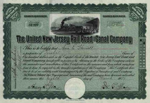 United new jersey - rr, canal